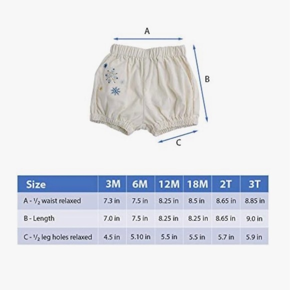 Catarina Bami toddler hand embroidered bloomer diaper cover shorts - Picture 9 of 16